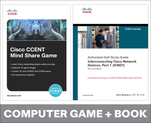 Cisco CCENT Mind Share Game and Interconnecting Cisco Network Devices, Part 1 (ICND1) Bundle, 2nd Edition