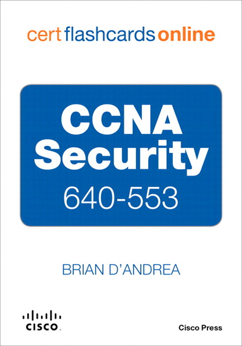 CCNA Security 640-553 Cert Flash Cards Online
