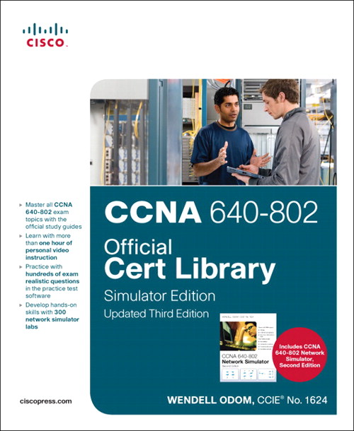 CCNA 640-802 Official Cert Library, Simulator Edition, Updated, 3rd Edition