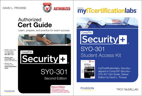 CompTIA Security+ SYO-301 Cert Guide with MyITCertificationlab Bundle, 2nd Edition
