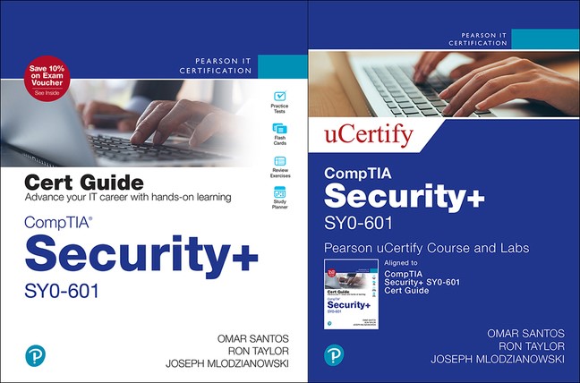 CompTIA Security+ SY0-601 Cert Guide Pearson uCertify Course and Labs Card and Textbook Bundle, 5th Edition