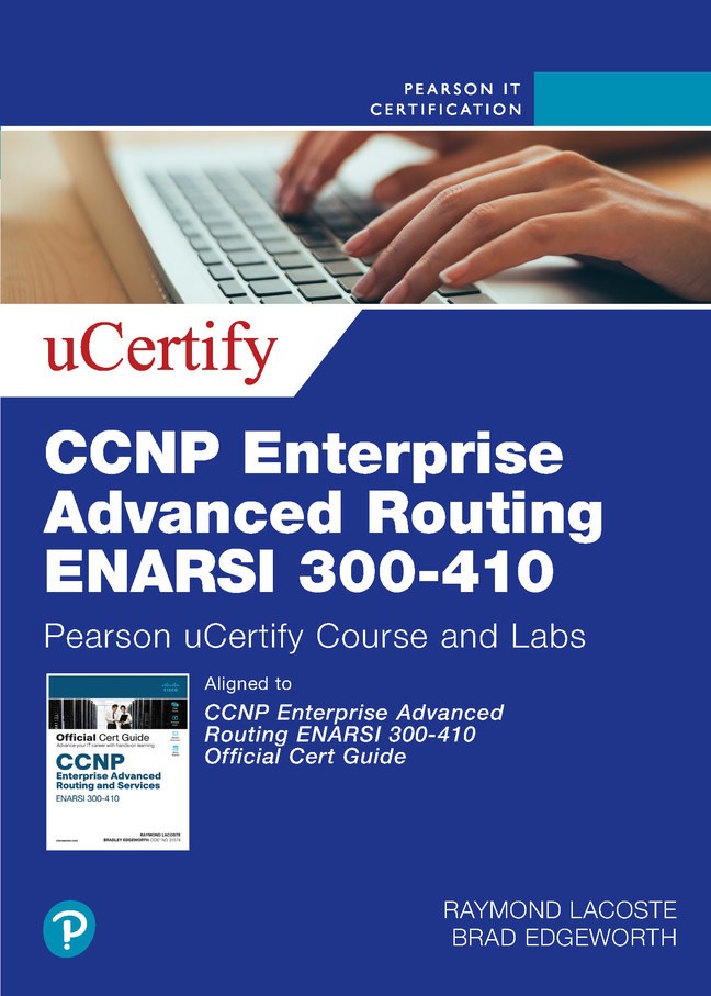 CCNP Enterprise Advanced Routing ENARSI 300-410 uCertify Course and Labs Access Code Card