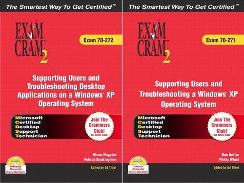 MCDST 70-271 &70-272 Exam Cram 2 Bundle