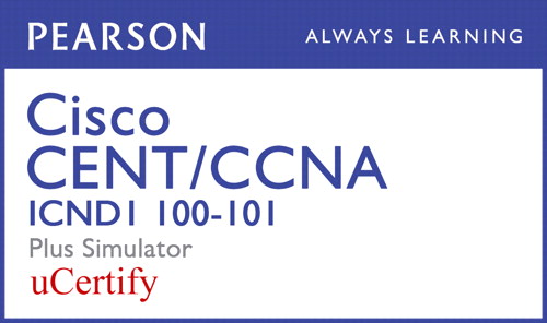Cisco CCENT/CCNA ICND1 100-101 Pearson uCertify Course and Simulator Bundle