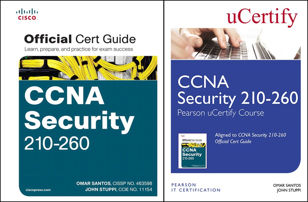 CCNA Security 210-260 Pearson uCertify Course and Textbook Bundle