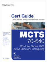 MCTS 70-640 Cert Guide: Windows Server 2008 Active Directory, Configuring, Portable Documents