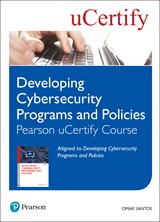 Developing Cybersecurity Programs and Policies Pearson uCertify Course Student Access Card, 3rd Edition