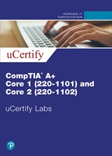 CompTIA A+ Core 1 (220-1101) and Core 2 (220-1102) uCertify Labs Access Code Card