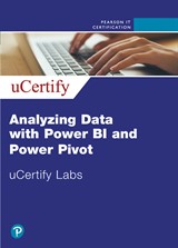 Analyzing Data with Power BI and Power Pivot for Excel  uCertify Labs Access Code Card