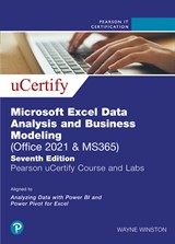 Microsoft Excel Data Analysis and Business Modeling (Office 2021 & MS365) Pearson uCertify Course and Labs Access Code Card, 7th Edition, 7th Edition