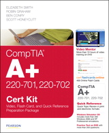 CompTIA A+ 220-701 and 220-702 Cert Kit: Video, Flash Card and Quick Reference Preparation Package