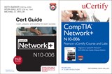 CompTIA Network+ N10-006 Pearson uCertify Course and Labs and Textbook Bundle