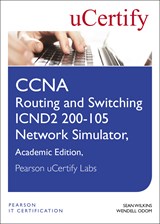 CCNA Routing and Switching ICND2 200-105 Network Simulator, Pearson uCertify Academic Edition Student Access Card