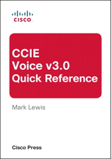 CCIE Voice v3.0 Quick Reference