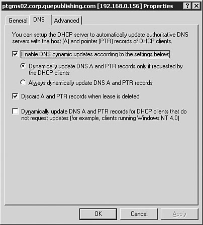 Windows nt 서버에서 dhcp 설정